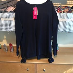 Navy sweater